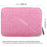 HAWEEL Splash-proof Shockproof Oxford Pouch Case Sleeve Bag for 7.9-inch Tablets - Pink - 3