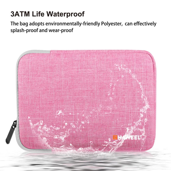 HAWEEL Splash-proof Shockproof Oxford Pouch Case Sleeve Bag for 7.9-inch Tablets - Pink - 6