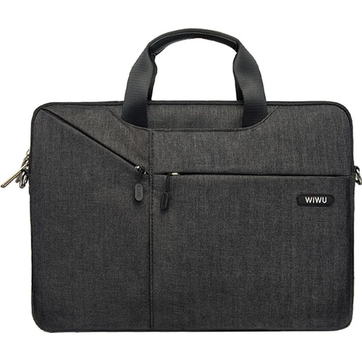 WIWU Oxford Sleeve City Commuter Bag for 15.6-inch MacBook - Black - 1