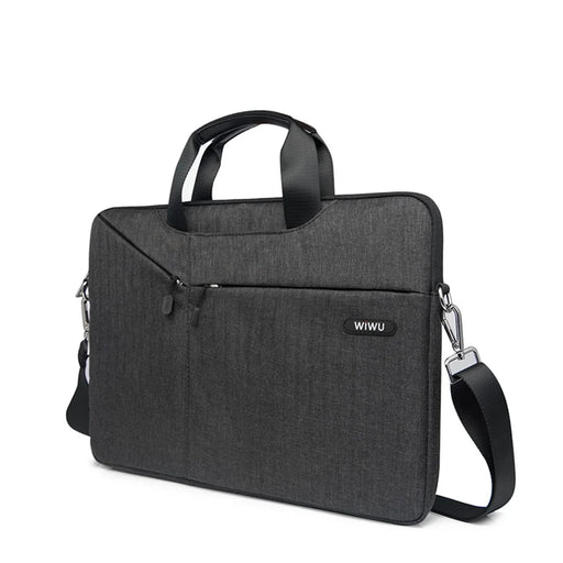 WIWU Oxford Sleeve City Commuter Bag for 15.6-inch MacBook - Black - 2