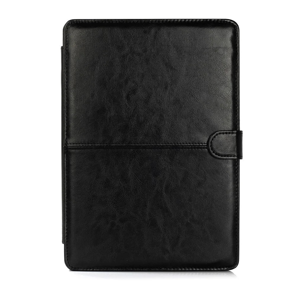 Crazy Horse Leather Case for MacBook Air 13.3" Retina Display A2337 M1 (2020)/Air 13.3'' Retina Display A2179 (2020)/Air 13.3-inch (2019) (2018) A1932 - Black - 2