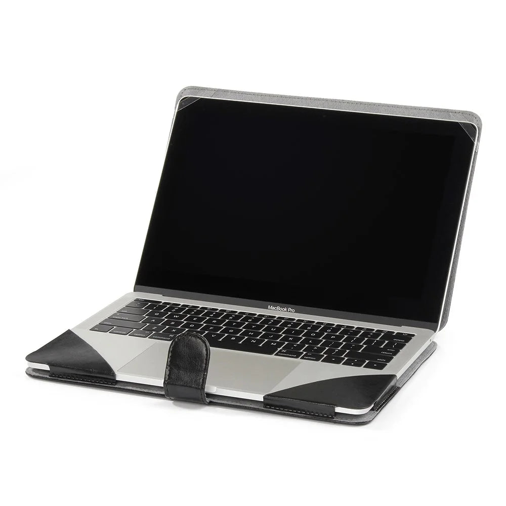 Crazy Horse Leather Case for MacBook Air 13.3" Retina Display A2337 M1 (2020)/Air 13.3'' Retina Display A2179 (2020)/Air 13.3-inch (2019) (2018) A1932 - Black - 4