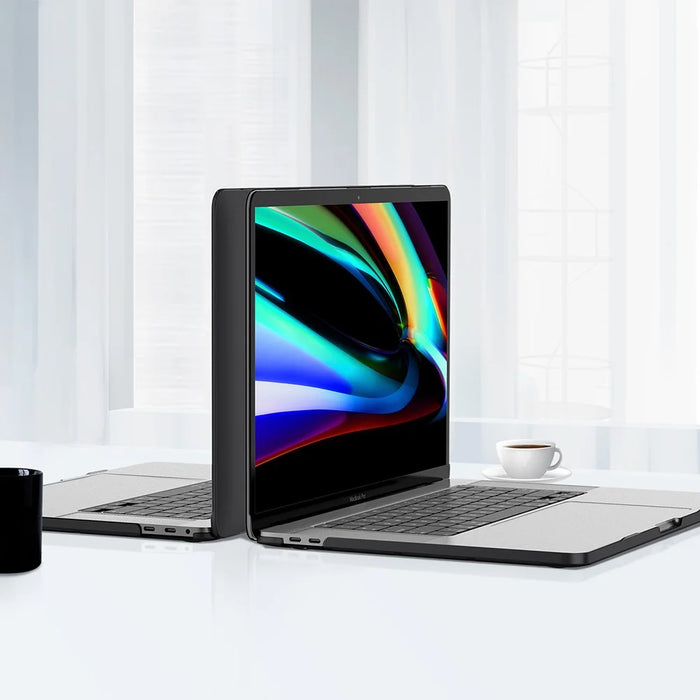 LENTION Matte PC Protection Shell for MacBook Air 13.3" Retina Display A2337 M1 (2020)/Air 13.3'' Retina Display A2179 (2020)/Air 13.3-inch (2019) (2018) A1932 - Black - 3
