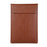 Universal PU Leather Laptop Case [Size 36x26cm] for 15-inch Laptop - Brown - 1