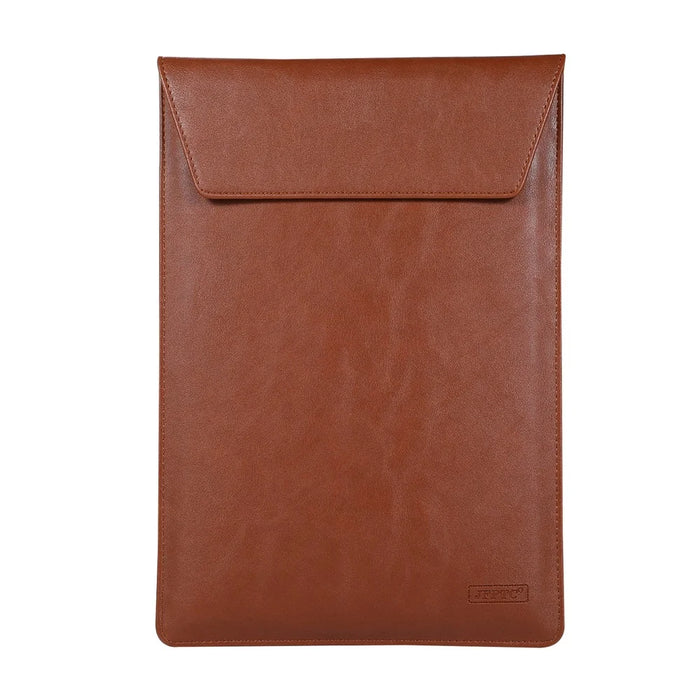 Universal PU Leather Laptop Case [Size 36x26cm] for 15-inch Laptop - Brown - 1