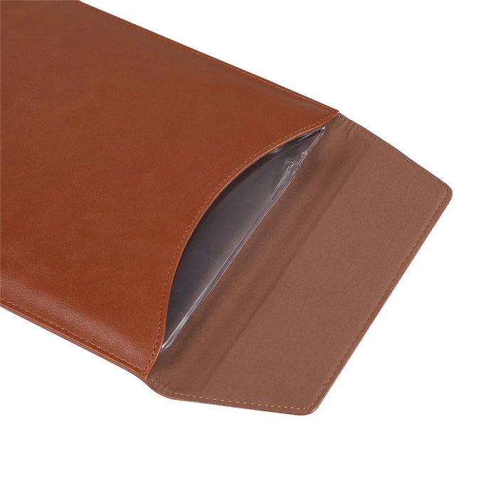 Universal PU Leather Laptop Case [Size 36x26cm] for 15-inch Laptop - Brown - 5
