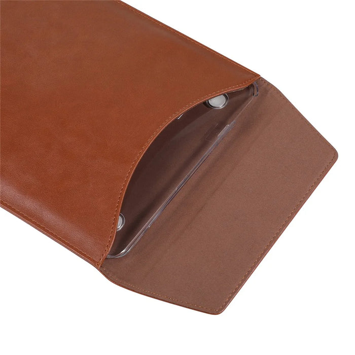 Universal PU Leather Laptop Case [Size 36x26cm] for 15-inch Laptop - Brown - 6
