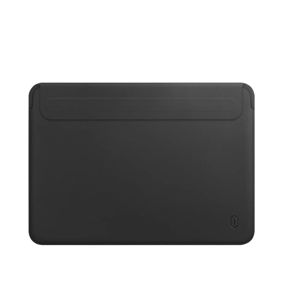 WIWU Skinpro 2nd Generation Ultra-thin PU Leather Laptop Sleeve Bag for MacBook Air 13 inch (2012) / (2011) - Black - 1