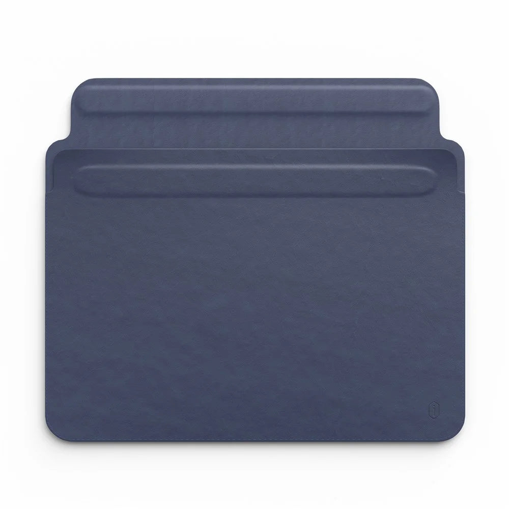 WIWU Skinpro 2nd Generation Ultra-thin PU Leather Laptop Sleeve Bag for MacBook Pro 13.3inch 2016/2017/2018/2019/2020/M1 - Blue - 1