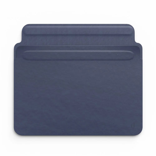 WIWU Skinpro 2nd Generation Ultra-thin PU Leather Laptop Sleeve Bag for MacBook Pro 13.3inch 2016/2017/2018/2019/2020/M1 - Blue - 1