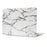 Marble Texture Hard Shell Case for Apple MacBook Pro 13.3 Inch - Grey / White - 4