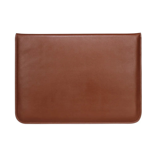 Envelop Leather Laptop Sleeve Cover with Stand for MacBook 12-inch/Air 11.6-inch - Brown - 2