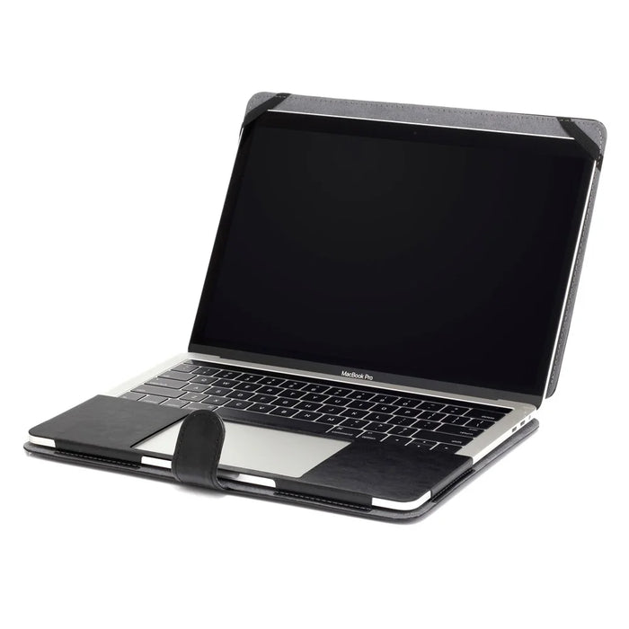 Crazy Horse Leather Case for MacBook Pro 13-inch (2016) A1706/A1708/A1989/A2159/A2251/A2289/A2338 - Black - 4