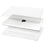 HAT PRINCE Clear Hard Case Cover + US Version TPU Keyboard Film for MacBook Pro 15 inch (2016) A1707 - White - 3