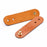 3PCS / Lot PU Leather Cable Cord Wire Earphone Bobbin Winder Organizer - Light Brown - 4