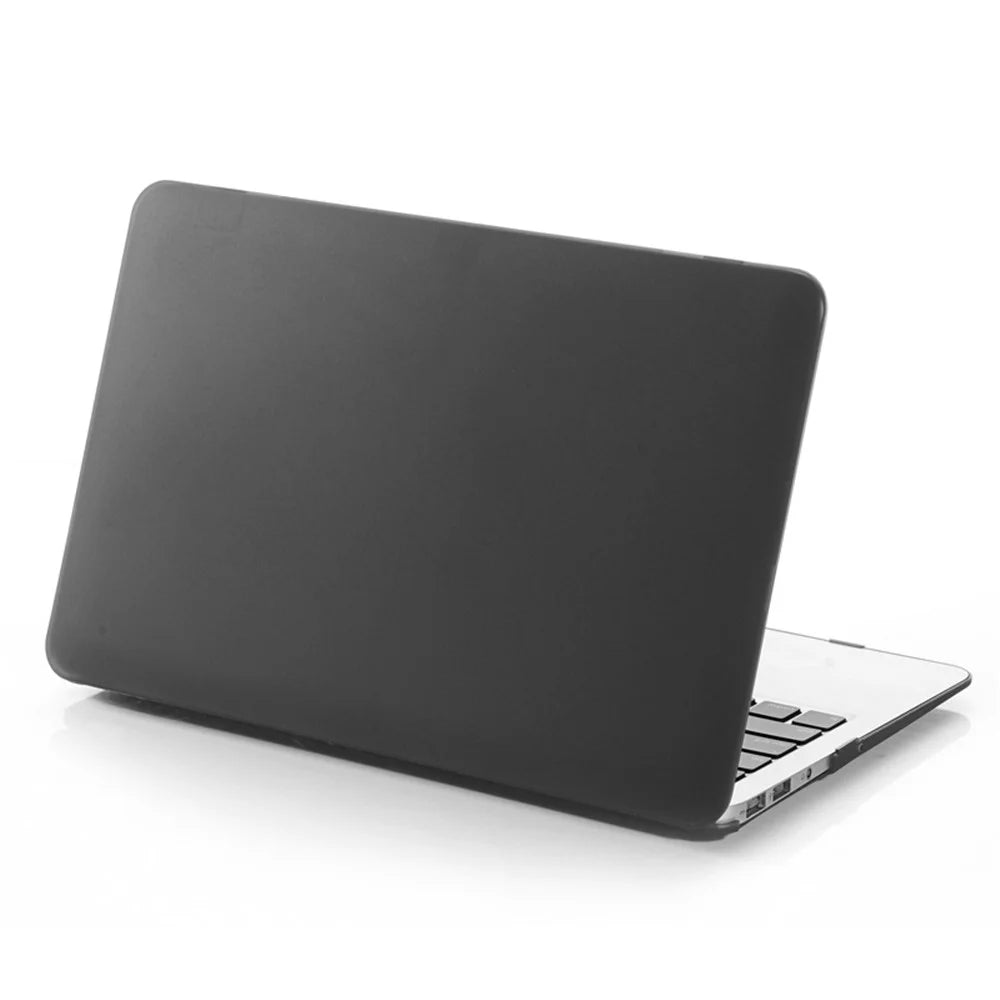 Matte Hard Plastic Case for MacBook Pro 15.4-inch with Retina Display A1398 - Transparent Black - 3