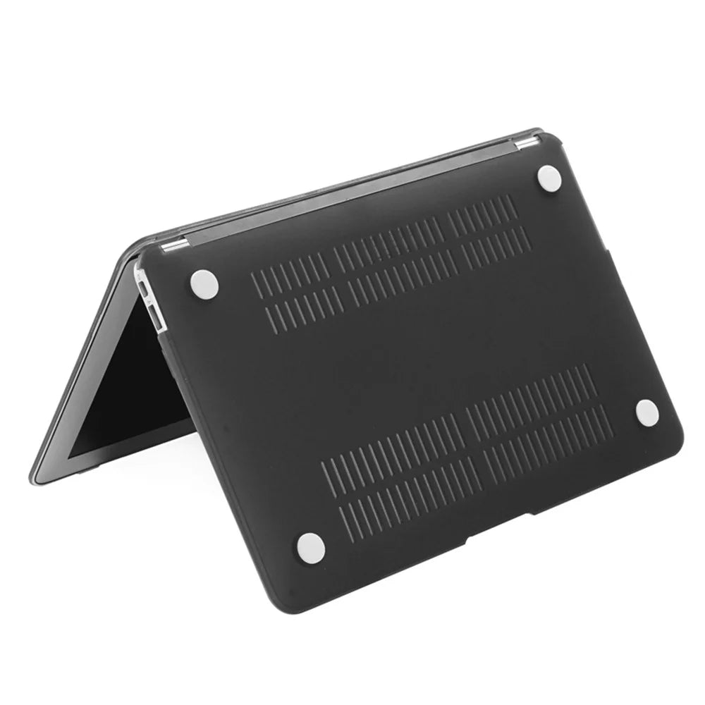 Matte Hard Plastic Case for MacBook Pro 15.4-inch with Retina Display A1398 - Transparent Black - 4