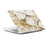 Patterned Hard Protective Cover for Macbook Pro 15.4-inch 2016 with Touch Bar (A1707) - Marble Texture / Gold - 3