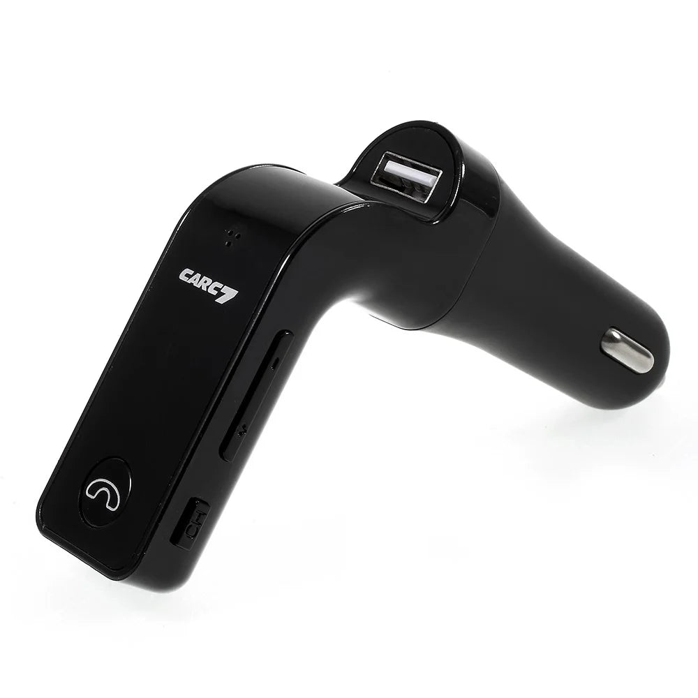 C7 Bluetooth-compatible Car Kit Hands-free FM Transmitter MP3 Player & USB Car Charger - 3