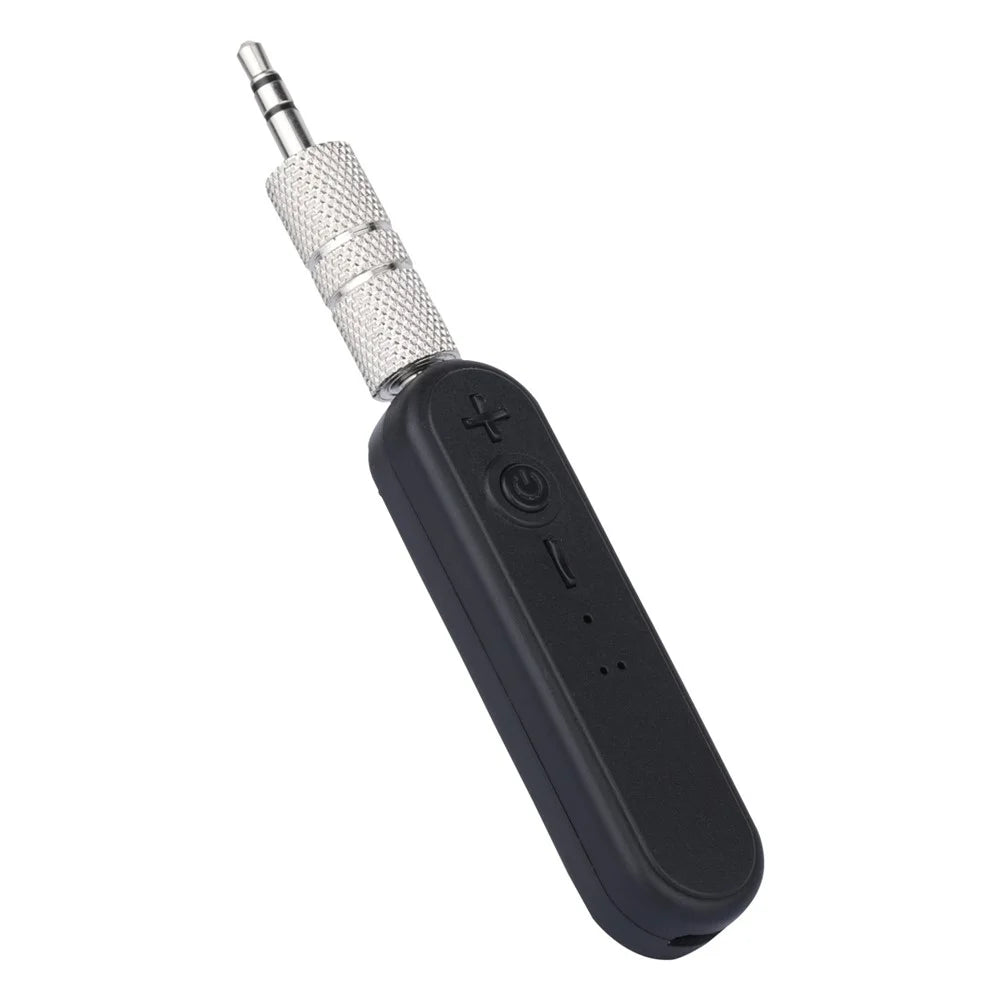 Wireless Bluetooth-compatible 4.2 Audio Adapter 3.5mm with Clip Design for Car Stereo Audio System Headphone Speaker Earbuds - 4