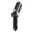 AB Foldable Car Bluetooth-compatible Kit FM Transmitter MP3 Player USB Car Charger - Black - 4