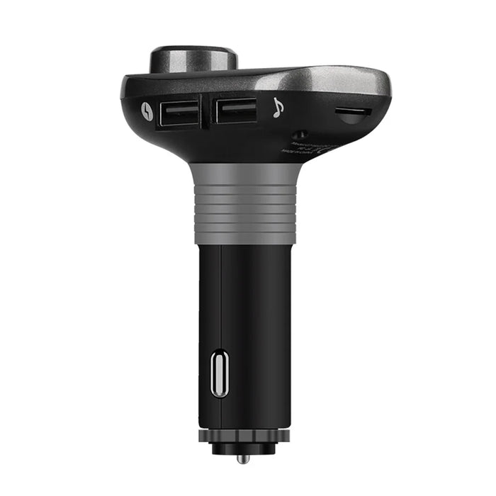 Dual USB Car Charger Bluetooth-compatible FM Transmitter Hands Free Car Kit Support TF Card / U Disk Play - 3