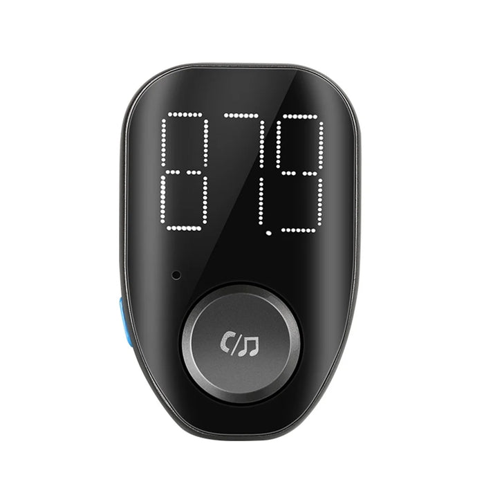 Dual USB Car Charger Bluetooth-compatible FM Transmitter Hands Free Car Kit Support TF Card / U Disk Play - 5