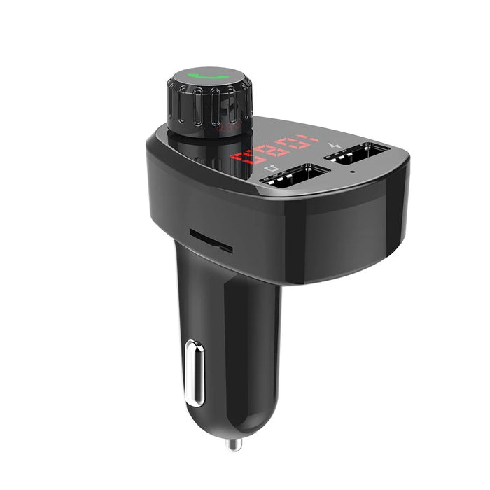 G13 Dual-USB Intelligent Vehicle Bluetooth-compatible Mp3 Player Fast Car Charger for iPhone Samsung Huawei etc. - 2