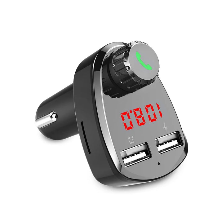 G13 Dual-USB Intelligent Vehicle Bluetooth-compatible Mp3 Player Fast Car Charger for iPhone Samsung Huawei etc. - 3