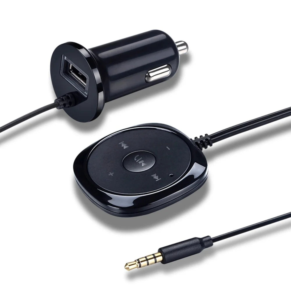 BC20 Bluetooth-compatible Car Kit  Bluetooth-compatible Car Receiver3.5mm Audio Receiver Car Handsfree MP3 - 2