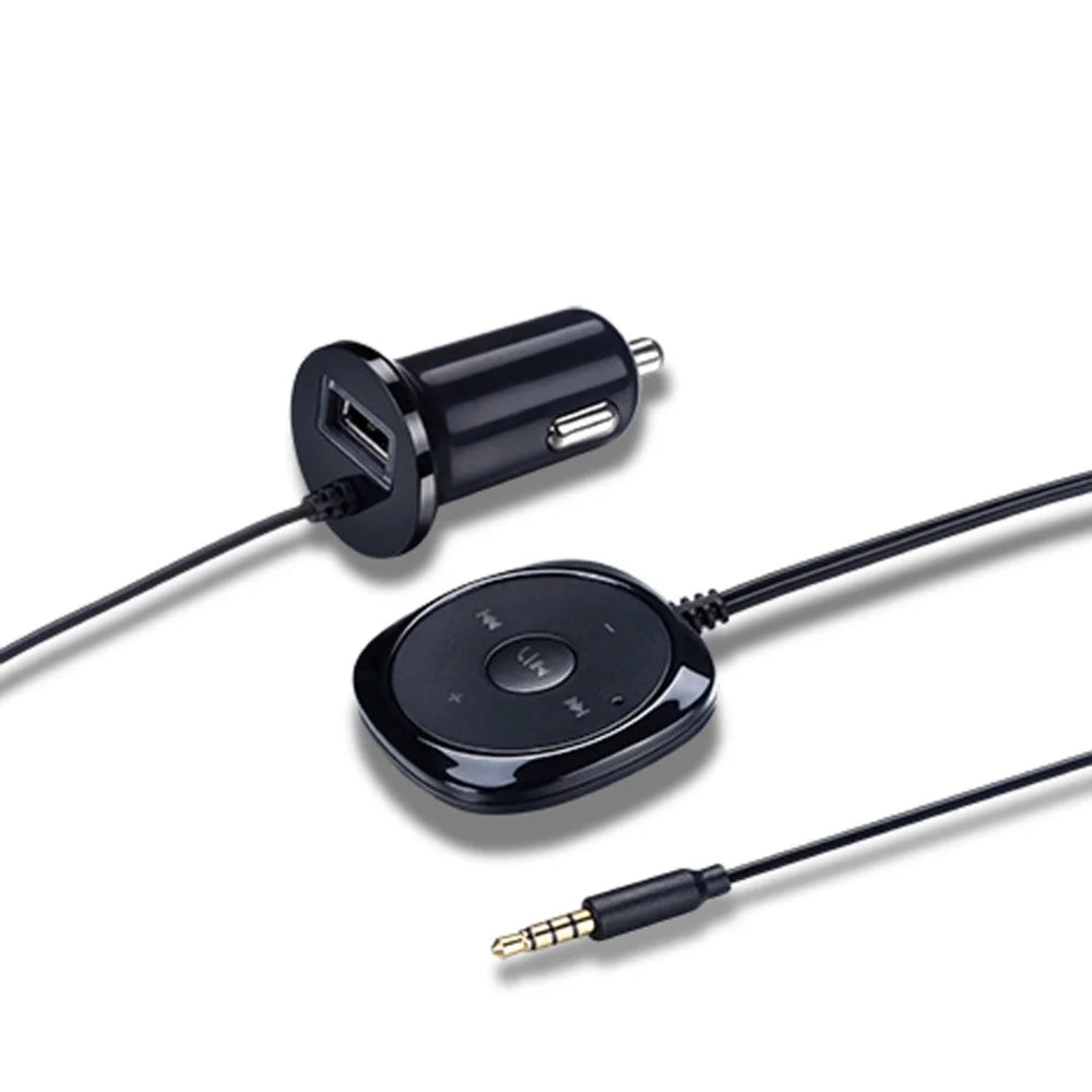 BC20 Bluetooth-compatible Car Kit  Bluetooth-compatible Car Receiver3.5mm Audio Receiver Car Handsfree MP3 - 4