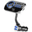 Bluetooth-compatible Car MP3 Player FM Transmitter Fast Charge Dual USB Breathing Atmosphere Light - Black - 7