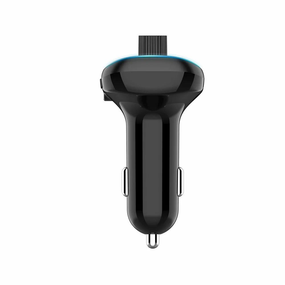 Bluetooth-compatible Hands-free Car Kit MP3 Player FM Transmitter USB Charger with Breathing Light - 7