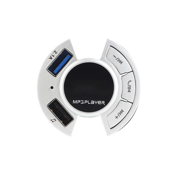 Multifunction Car Bluetooth-compatible MP3 Player Dual USB Car Charger Support TF Card/U Disk - 7
