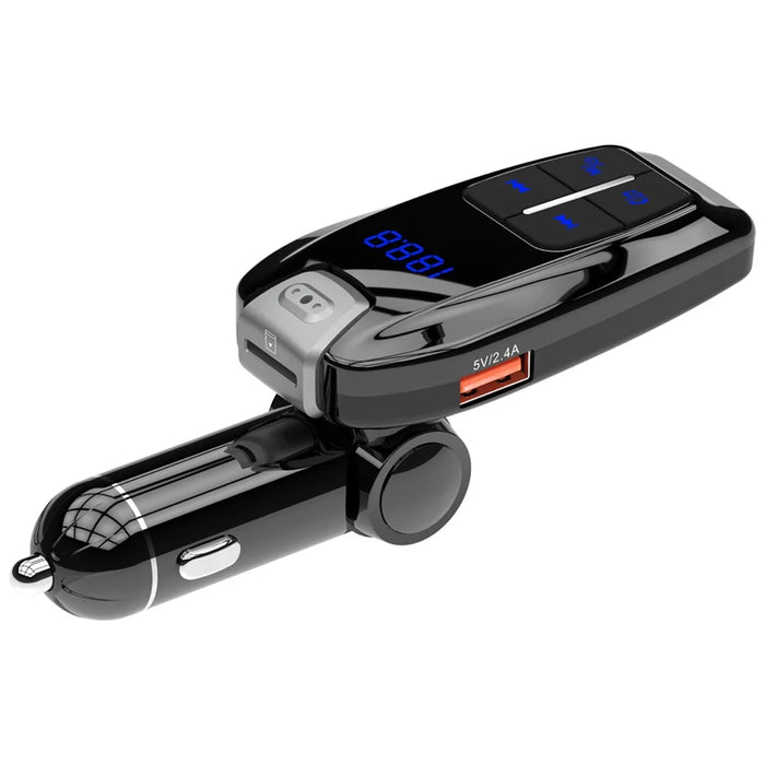 JEDX-BC59 Bluetooth-compatible Wireless Car FM Transmitter Mp3 Player PD 3.0 18W USB Phone Charger - 5
