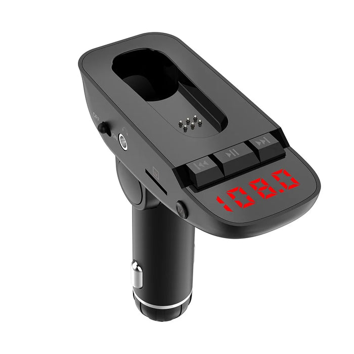 JEDX-ER9 2-in-1 Car Bluetooth-compatible Headset Car MP3 Player FM Transmitter - 6