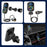 Bluetooth-compatible Car FM Transmitter Audio Adapter Receiver PD & QC3.0 Bluetooth-compatible Car Adapter Colorful LED Backlit - 7