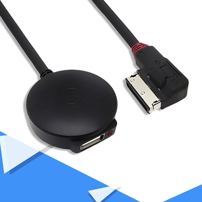 CA-090 AMI to USB Female & Bluetooth-compatible Adapter Cable for Car VW AUDI A6 Q5 Q7 - 1