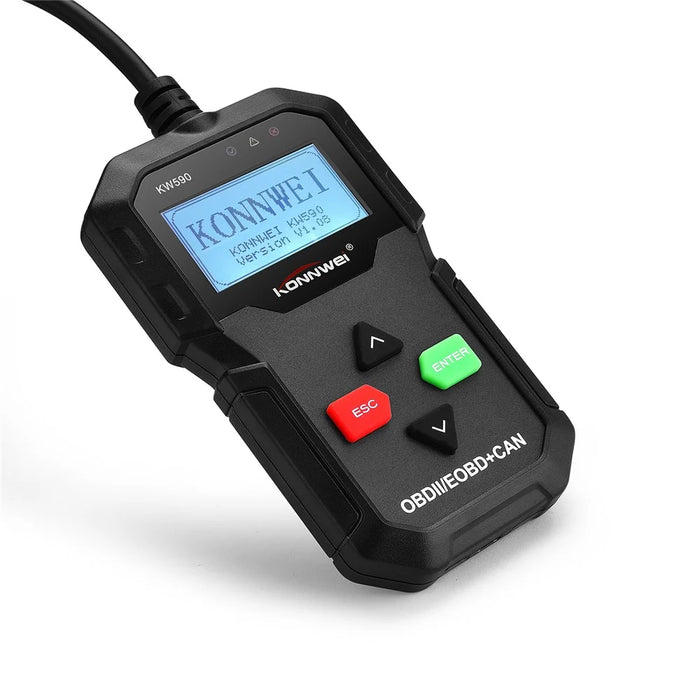 KONNWEI KW590 OBD2 Vehicle Code Reader CAN BUS Engine Code Reader - Black - 2