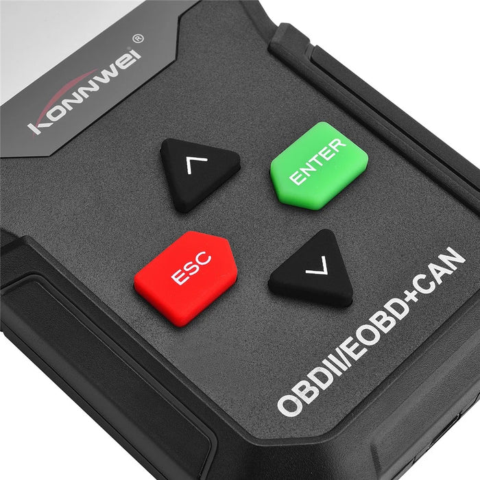 KONNWEI KW590 OBD2 Vehicle Code Reader CAN BUS Engine Code Reader - Black - 4