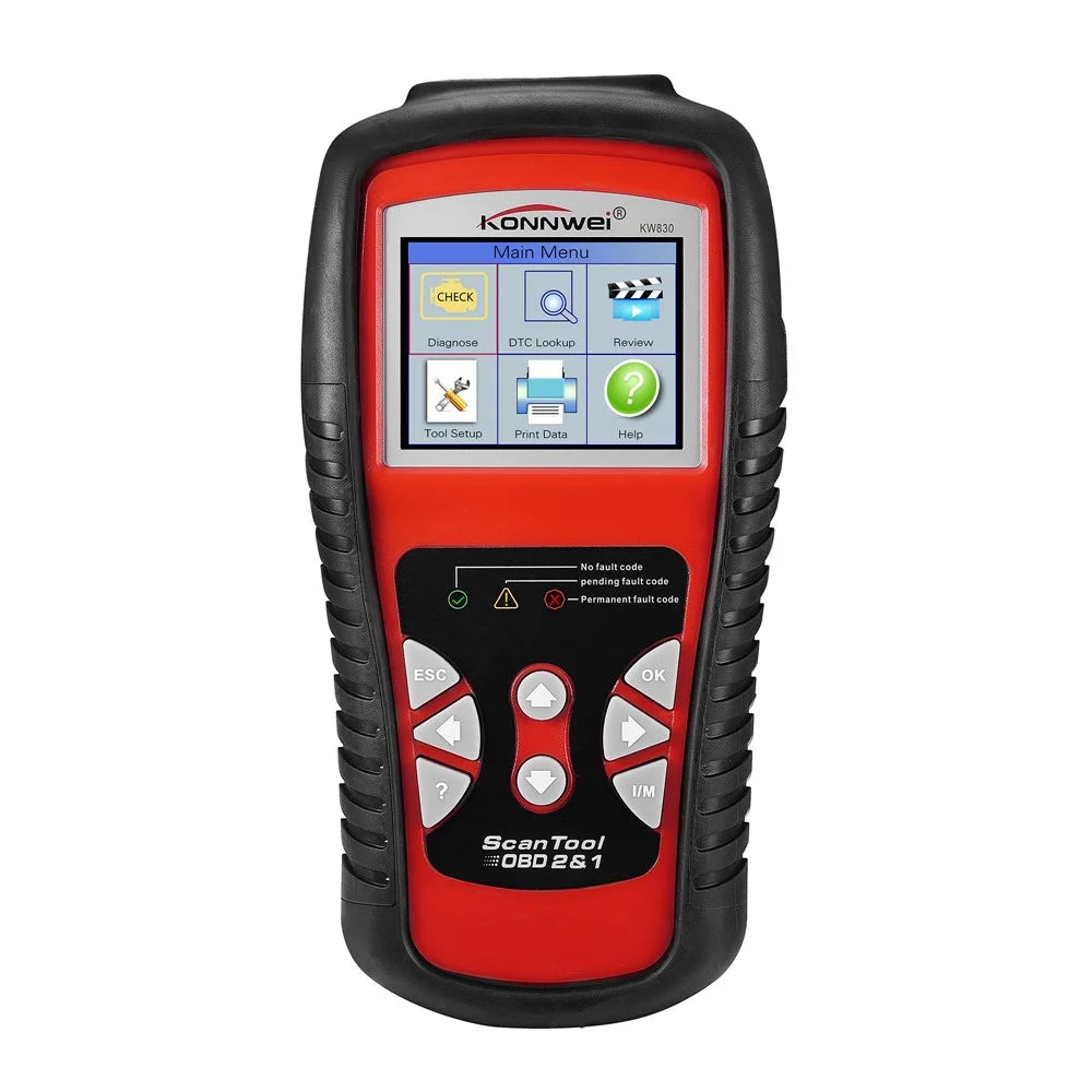 KONNWEI KW830 OBDII/EOBD Scanner Auto Scanner Tool TFT Color Display - 1
