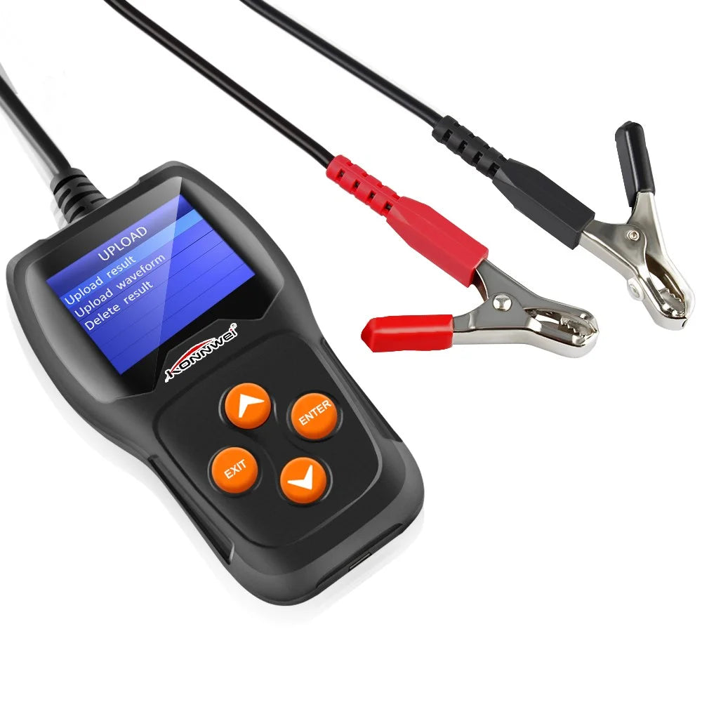 KONNWEI KW600 12V Car Battery Tester 100 to 2000CCA 12 Volt Battery Tools for Car Quick Cranking Charging Diagnostic - 7