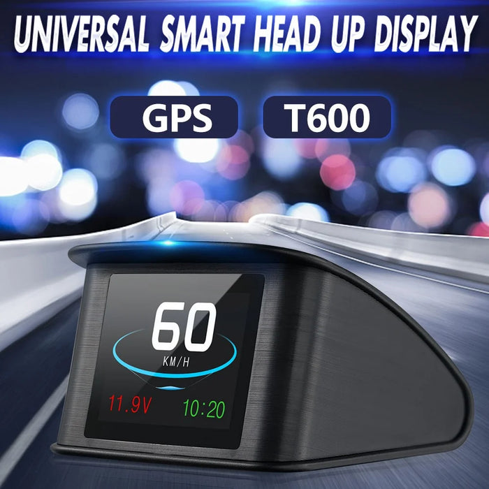T600 2.6 Inch LCD TFT GPS Speedometer Digital Speed Display Car Speed Projector Head Up Display Hud - 6