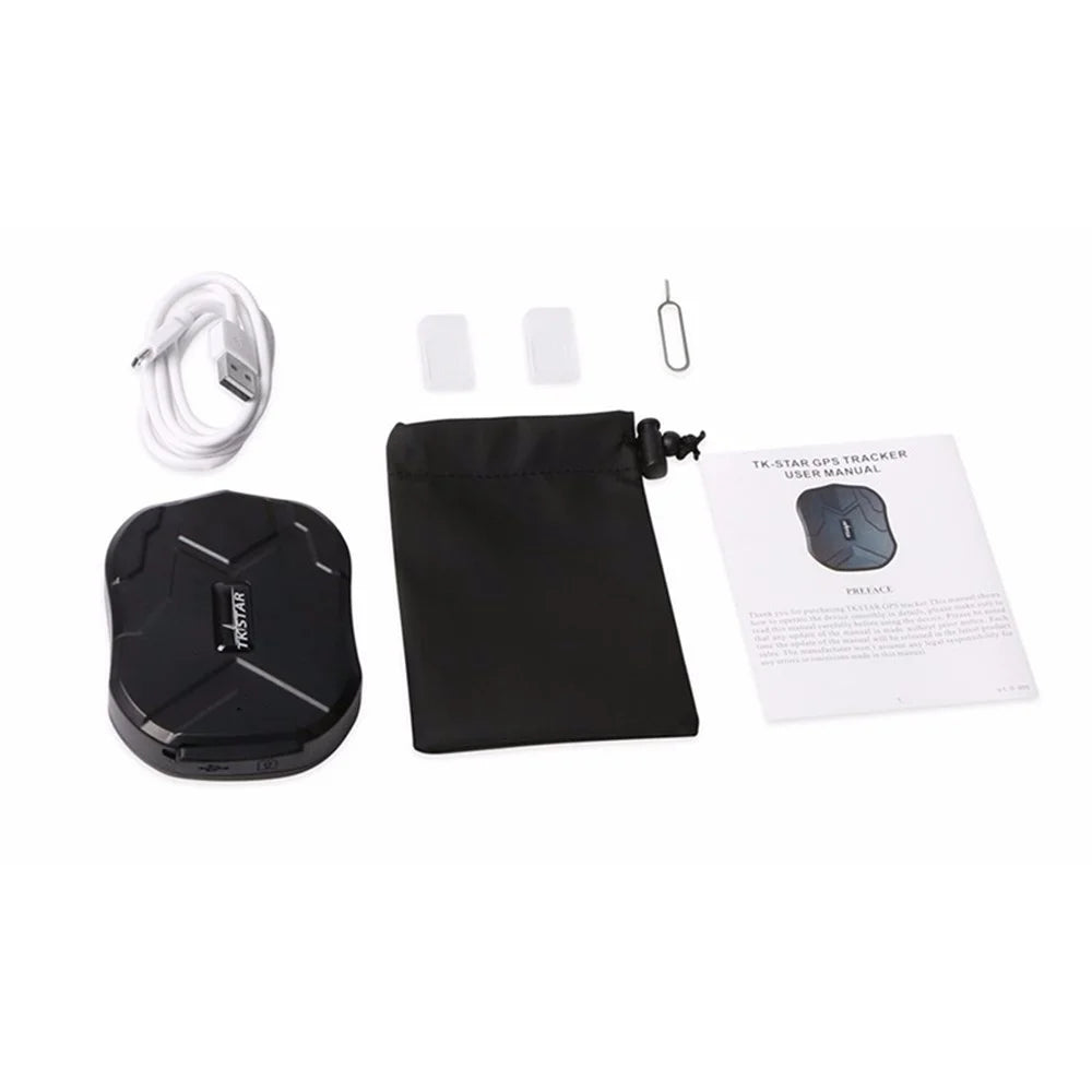 TKSTAR TK905 2G GPS Car Tracker Long Standby Magnetic Car Locator for Vehicle Tracking, Black - 5