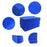 10Pcs/Set Soft Absorbent Wash Cloth Car Auto Care Microfiber Cleaning Towels, Size: 30x30cm - Blue - 4