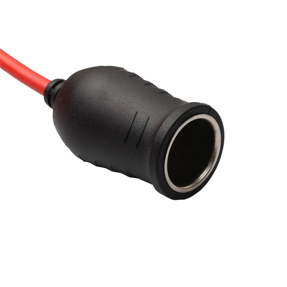 3.6M Heavy Duty Universal 12V/24V Cigarette Lighter Plug Male to Female Extension Cable with Socket 10A Fused - 4