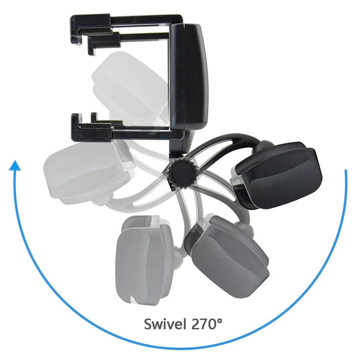 Universal Car Rearview Mirror Mount Phone Holder for iPhone Samsung Huawei GPS Smartphones - 3