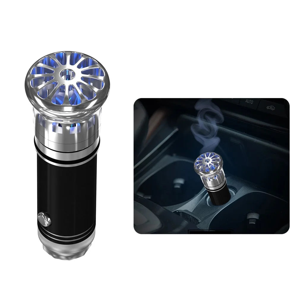 Mini Ionic Air Purifier Freshener Auto Car Fresh Air Anion Ionic Purifier - Black - 1