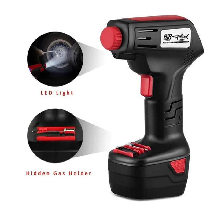 Digital Handheld Electric Vehicle Tire Inflatable Emergency Air Pressure Pump - 3