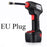 Portable Digital LCD Air Compressor Inflator Pump Rechargeable Cordless Car Pump Bike Tire Inflator - EU Plug - 2